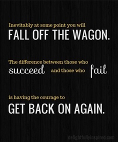 Falling-off-the-wagon